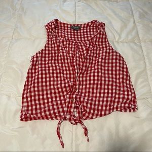 Gingham Tank Top